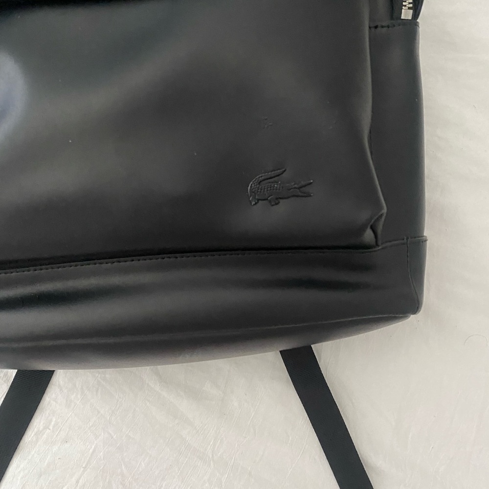 Lacoste Leather Backpack